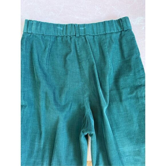 Vintage women’s 3 pc set blazer skirt pants emerald green corduroy Small - Picture 9 of 12